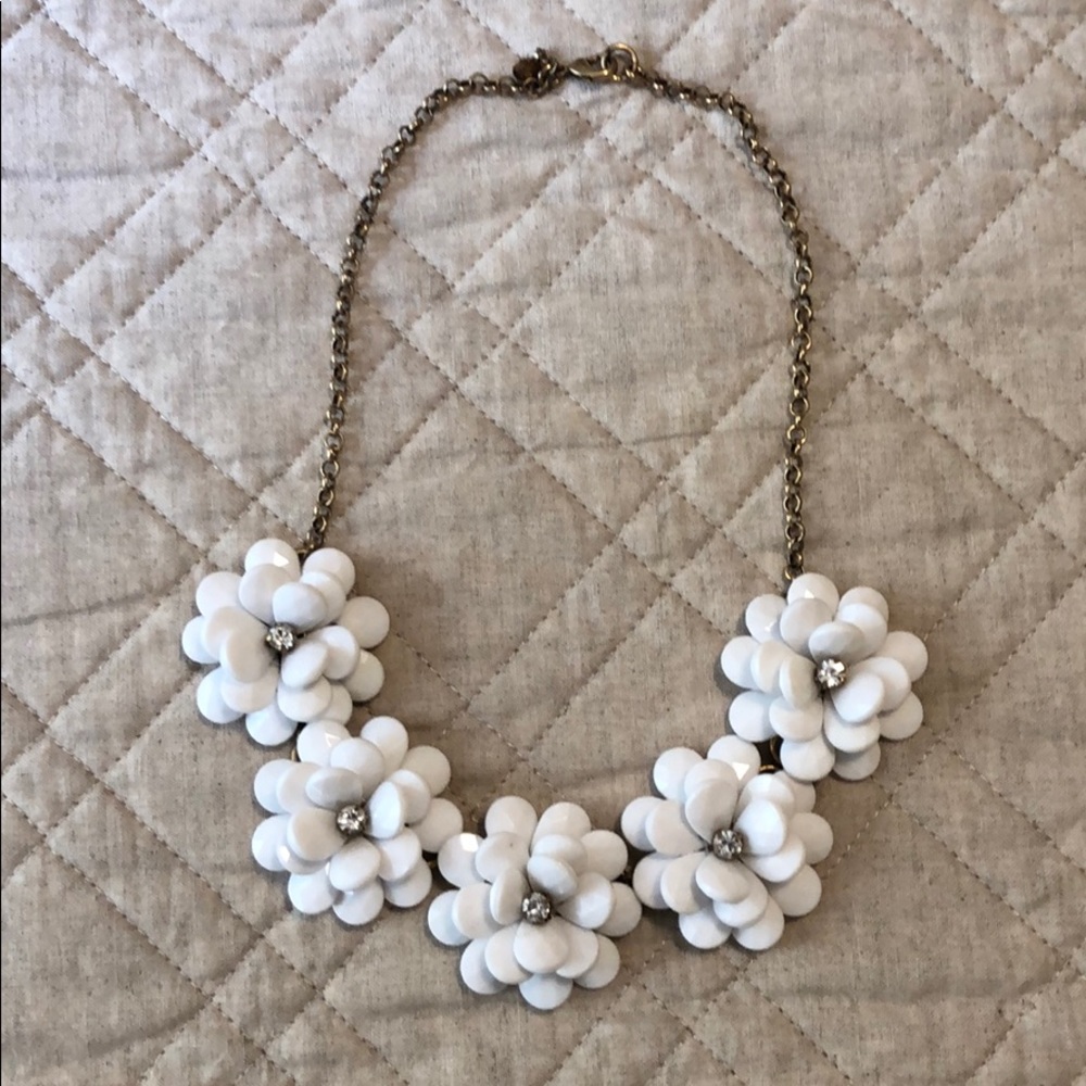 J Crew flower necklace